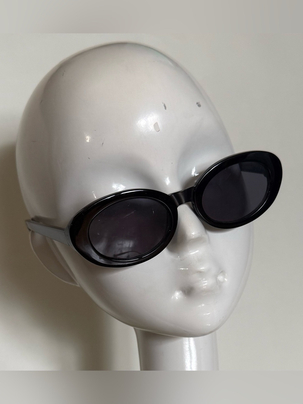 Black Oval Sunglasses